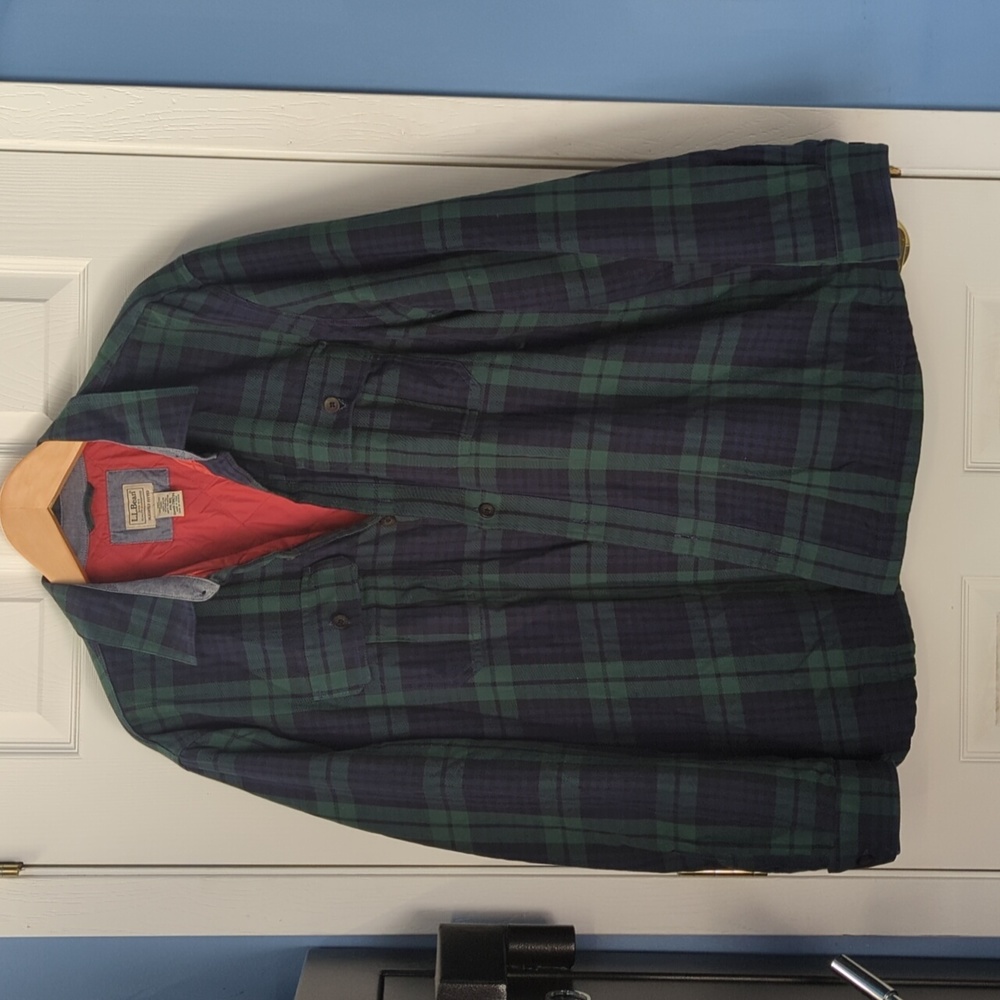 LL Bean mens plaid jacket